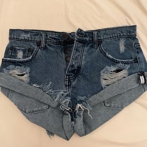 One Teaspoon jean shorts